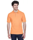 8535 UltraClub® Men's Classic Pique Cotton Polo TANGERINE