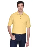 8540 UltraClub® Men's Whisper Pique Blend Polo   YELLOW