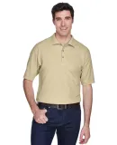 8540 UltraClub® Men's Whisper Pique Blend Polo   PUTTY