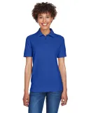 8541 UltraClub® Ladies' Whisper Pique Blend Polo ROYAL