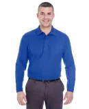 8542 UltraClub® Adult Long-Sleeve Whisper Pique B ROYAL