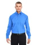 8330 UltraClub® Men's Blend Performance Poplin Wo FRENCH BLUE