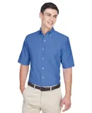 8972 UltraClub® Men's Classic Wrinkle-Free Blend  FRENCH BLUE