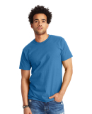 5180 Hanes Beefy-T in Denim blue