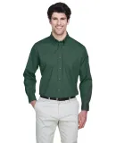 8975 UltraClub® Men's Whisper Twill Blend Woven S FOREST GREEN