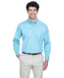 8975 UltraClub® Men's Whisper Twill Blend Woven S SKY BLUE