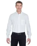 8975T UltraClub® Men's Tall Whisper Twill Blend W WHITE