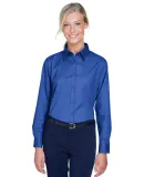 8976 UltraClub® Ladies' Whisper Twill Blend Woven ROYAL