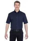 8977 UltraClub® Adult Whisper Twill Blend Short-S NAVY