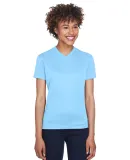 8400L UltraClub® Ladies' Cool & Dry Sport V-Neck  COLUMBIA BLUE