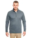 8440 UltraClub® Adult Performance 1/4-Zip Pullove SMOKE