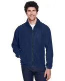 8485 UltraClub® Polyester Adult Iceberg Fleece Fu NAVY