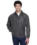 8485 UltraClub® Polyester Adult Iceberg Fleece Fu CHARCOAL