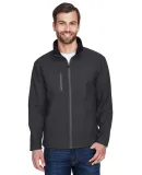 8280 UltraClub® Adult Polyester Soft Shell Jacket BLACK