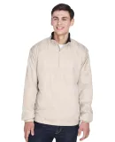 8936 UltraClub® Adult Micro-Polyester Windshirt SAND