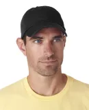 UltraClub 8102 Twill Unconstructed Dad Hat BLACK