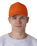 8120 UltraClub® Classic Cut Cotton Twill Cap ORANGE