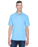 8445 UltraClub® Men's Cool & Dry Stain-Release Pe COLUMBIA BLUE