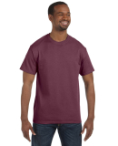 29 Jerzees Adult Heavyweight 50/50 Blend T-Shirt in Vint hth maroon