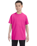 29B Jerzees Youth Heavyweight 50/50 Blend T-Shirt in Cyber pink