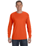 29LS Jerzees Adult Long-Sleeve Heavyweight 50/50 B in Burnt orange