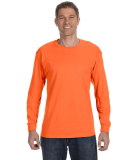 29LS Jerzees Adult Long-Sleeve Heavyweight 50/50 B in Safety orange