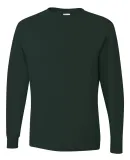 29LS Jerzees Adult Long-Sleeve Heavyweight 50/50 B FOREST GREEN