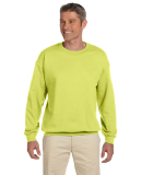 4662 Jerzees Adult Super Sweats® Crewneck Sweatsh in Safety green