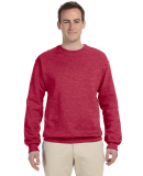 562 Jerzees Adult NuBlend® Crewneck Sweatshirt in Vintage hth red