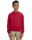 562B Jerzees Youth NuBlend® Crewneck 50/50 Sweats in True red