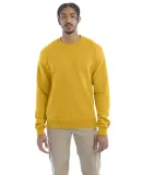 S600 Champion Logo Double Dry Crewneck Pullover in Gold