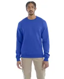 S600 Champion Logo Double Dry Crewneck Pullover in Royal blue