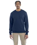 S600 Champion Logo Double Dry Crewneck Pullover in Late night blue