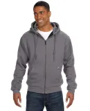 7033 DRI DUCK - Heavyweight Power Fleece Jacket wi DARK OXFORD