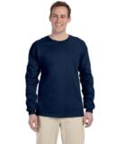 4930 Fruit of the Loom Heavy Cotton HD Long Sleeve in J navy