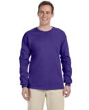 4930 Fruit of the Loom Heavy Cotton HD Long Sleeve in Purple