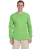 4930 Fruit of the Loom Heavy Cotton HD Long Sleeve in Kiwi