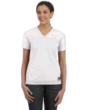 250 Augusta Sportswear Ladies’ Junior Fit Replic in White