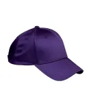 BX020 Big Accessories 6-Panel Structured Twill Cap in Purple