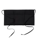 APR50 Big Accessories Three-Pocket 10" Waist Apron in Black