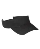 BX006 Big Accessories Cotton Twill Visor in Black