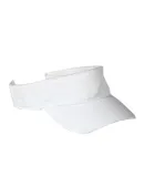 BX006 Big Accessories Cotton Twill Visor in White