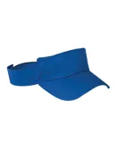 BX006 Big Accessories Cotton Twill Visor in Royal