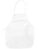 APR51 Big Accessories Two-Pocket 24" Apron in White