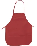 APR51 Big Accessories Two-Pocket 24" Apron in Red