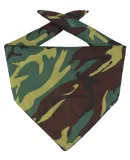 BA001 Big Accessories Solid Bandana in Forest camo