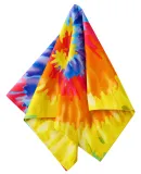 BA001 Big Accessories Solid Bandana in Tie dye