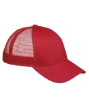 BX019 Big Accessories 6-Panel Structured Trucker C in Red