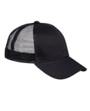 BX019 Big Accessories 6-Panel Structured Trucker C in Black