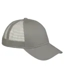 BX019 Big Accessories 6-Panel Structured Trucker C in Light gray